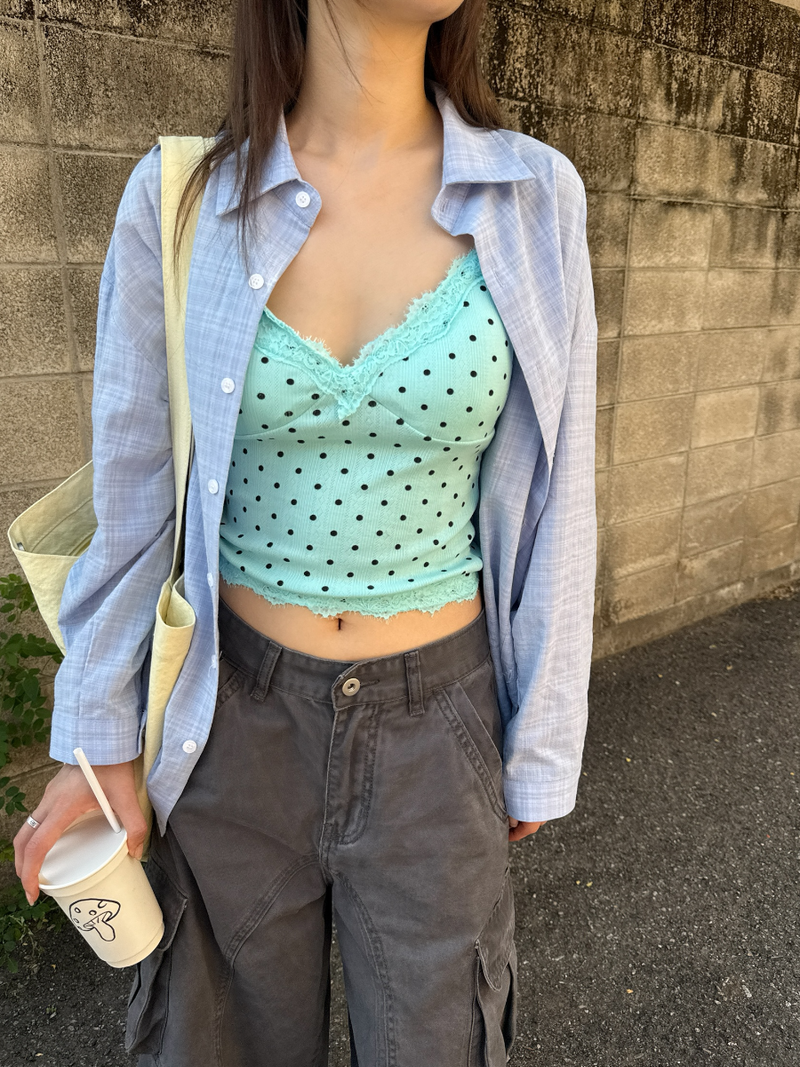 dot pad bra top