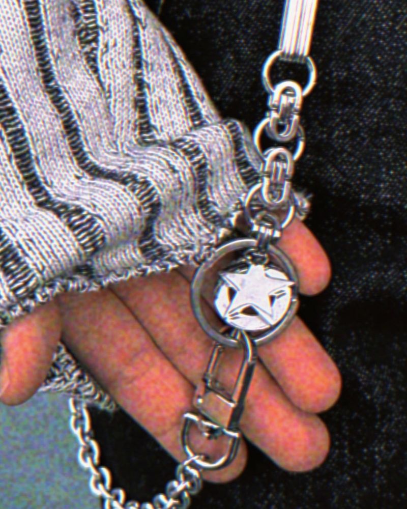 Star in 4 Hook Keychain