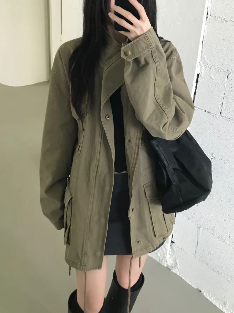 Washed Field Jacket (2 colors)