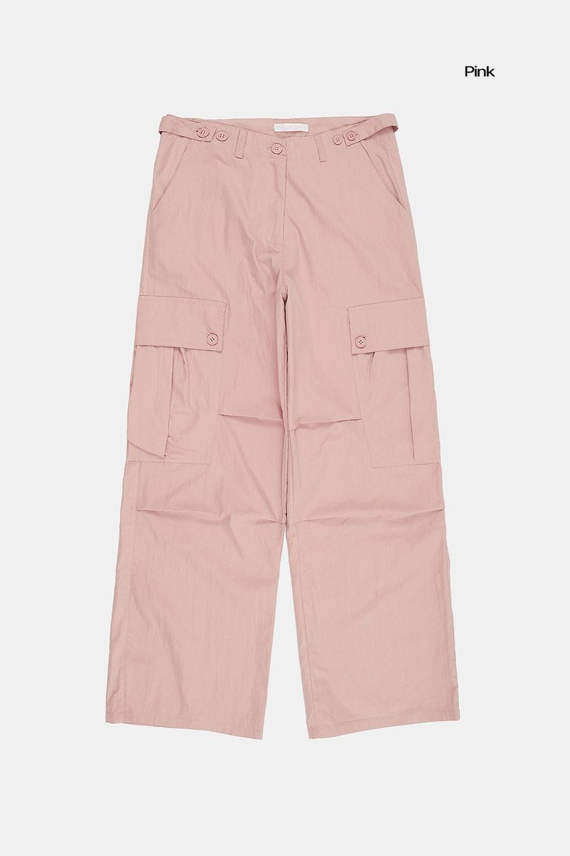 Chilly summer wide cargo pants