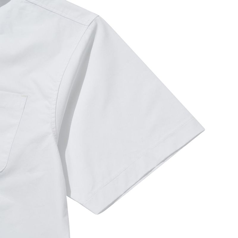 TEMPUS OVER-FIT HALF SLEEVE SHIRT [WHITE]
