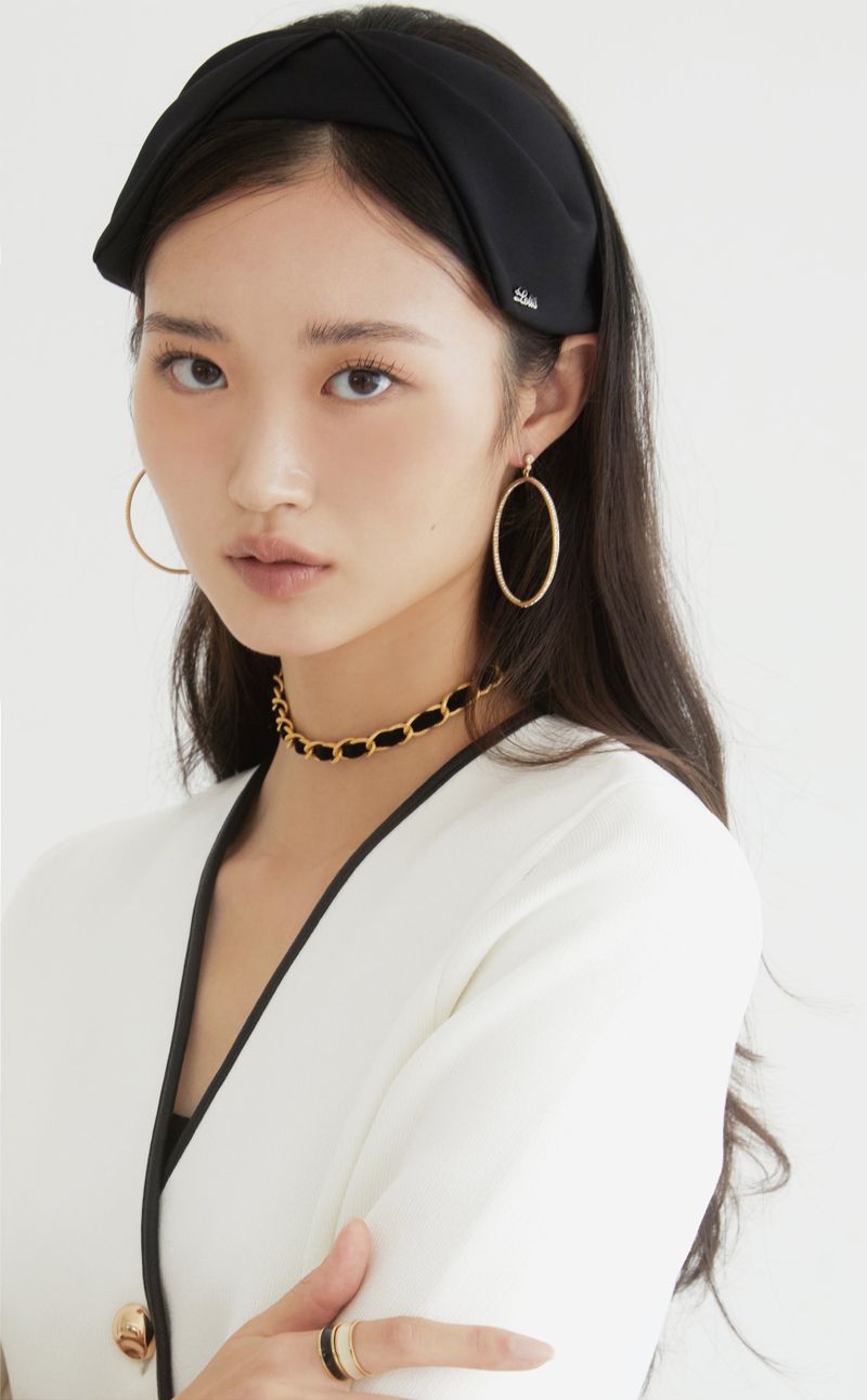LOLLA(ローラ)の「Glamour Wave Hoops(Accessories)」