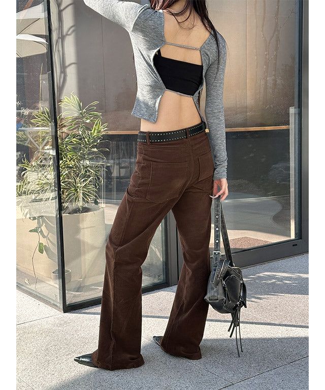 MUZESEOUL(ミューズソウル)の「Backless slim long sleeves(4color)(Tops)」
