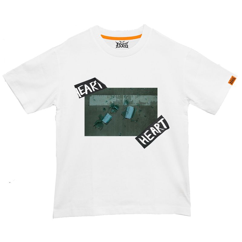 PSYCHO（サイコ）の「ハートT-- 100% オーガニックコットン（トップス）」