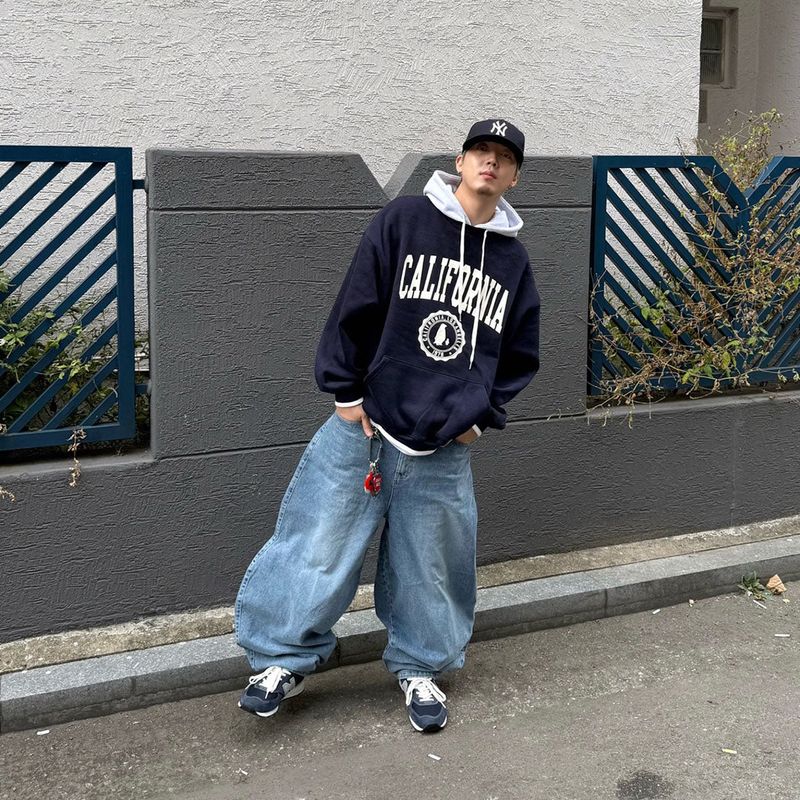 HundoP（ハンドピー）の「Real balloon washed denim pants（Pants）」