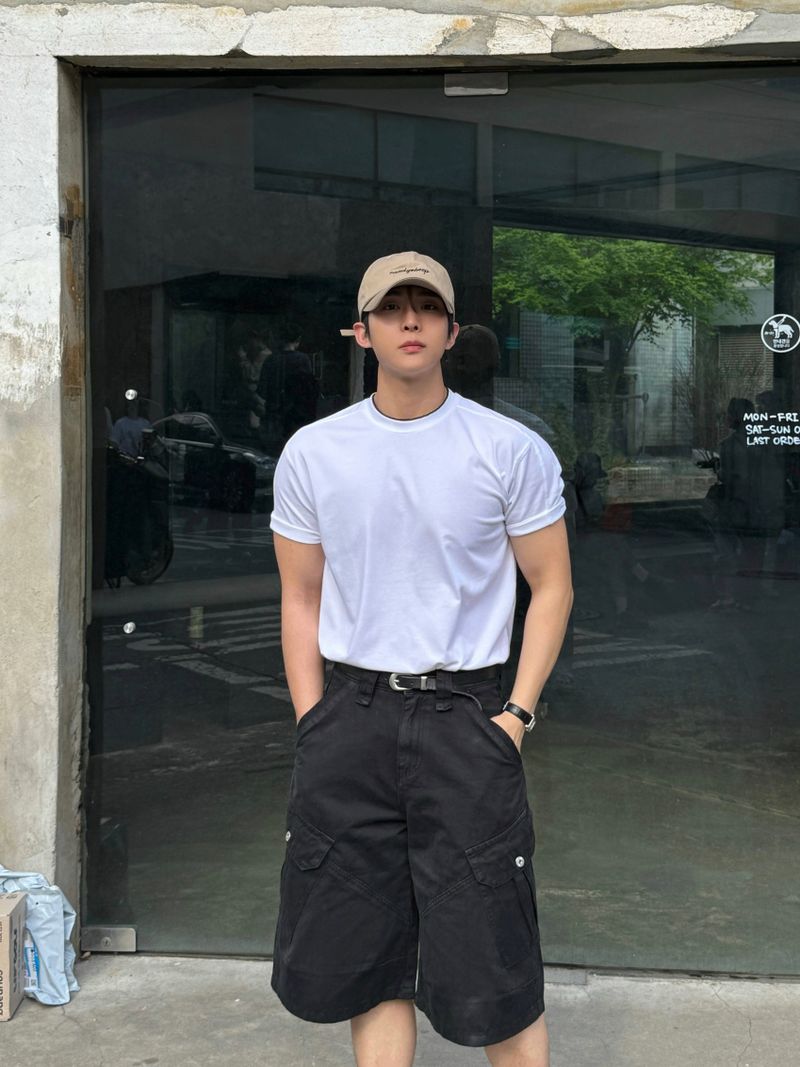 Lard dying bermuda cargo pants