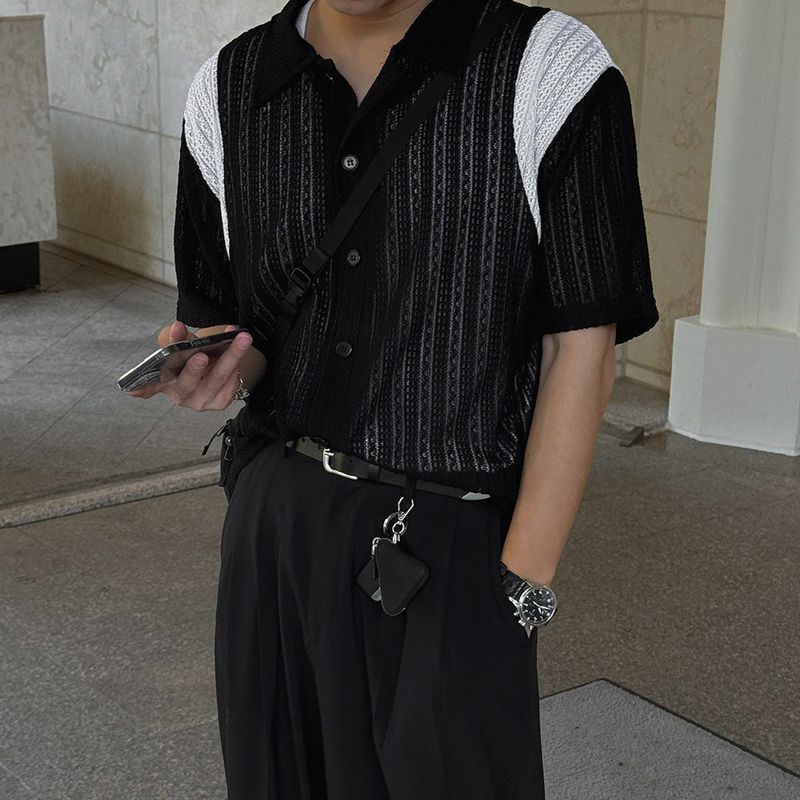 ASCLO(エジュクロ)の「ASCLO Varsity Lace Short Sleeve Cardigan (3color)(Tops)」