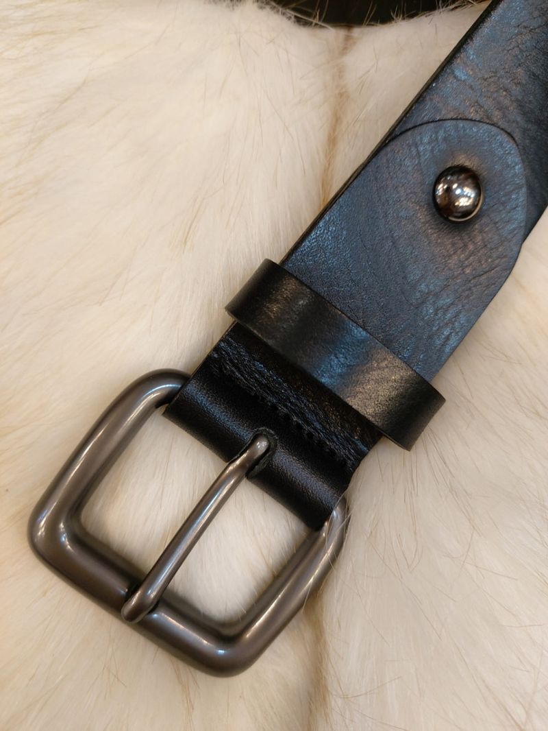 LMN Laurent Metal Cowhide Belt (4 colors)