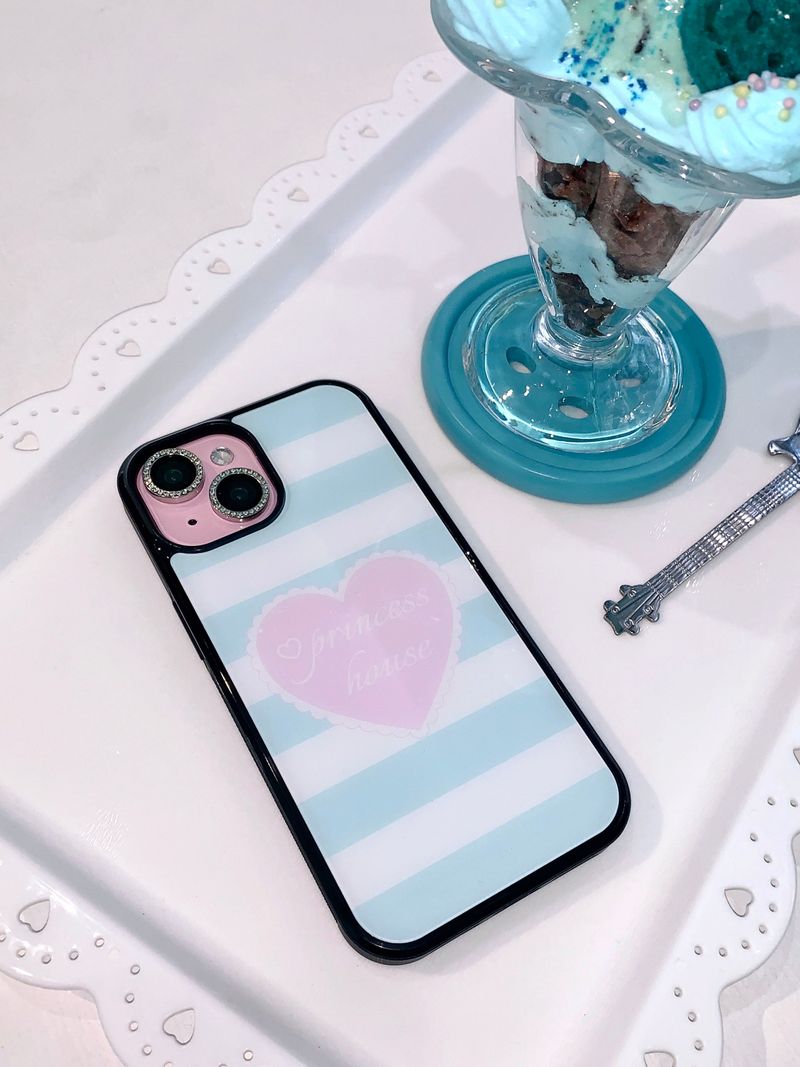 Whipping Stripe phone case - mint - magsafe