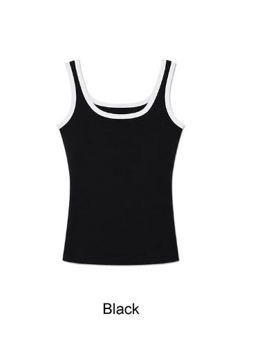 Lean Color Matching Line Sleeveless