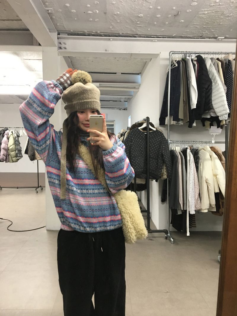 [MD's Pick] Cotton Candy Nordic Fleece Anorak (2color)