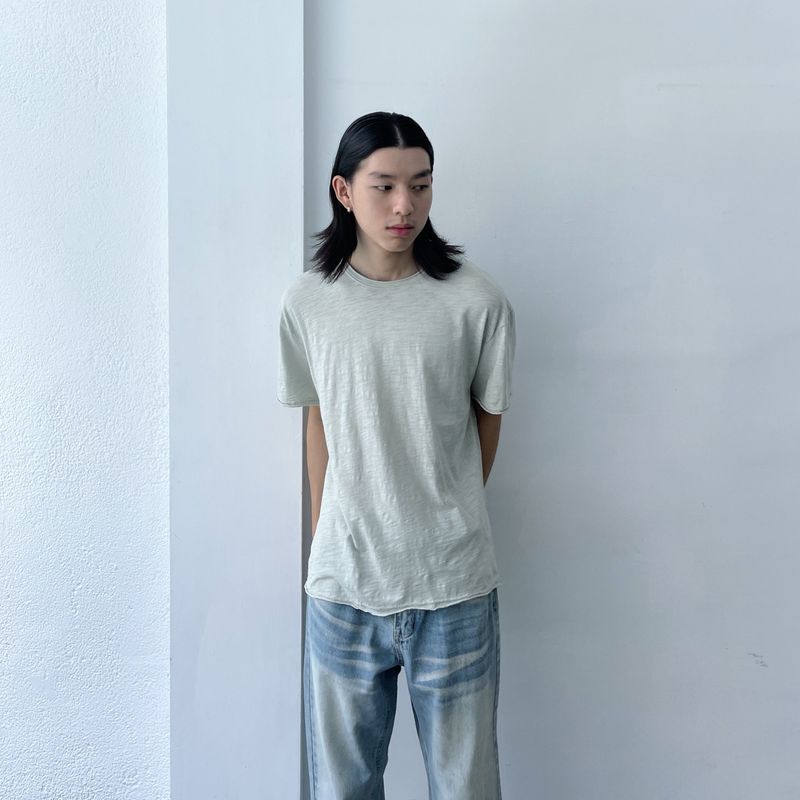 Natural Cotton Relaxed Tee