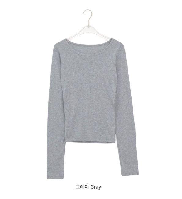 Celinet Slim Fit Color Layered Long Sleeve Tee