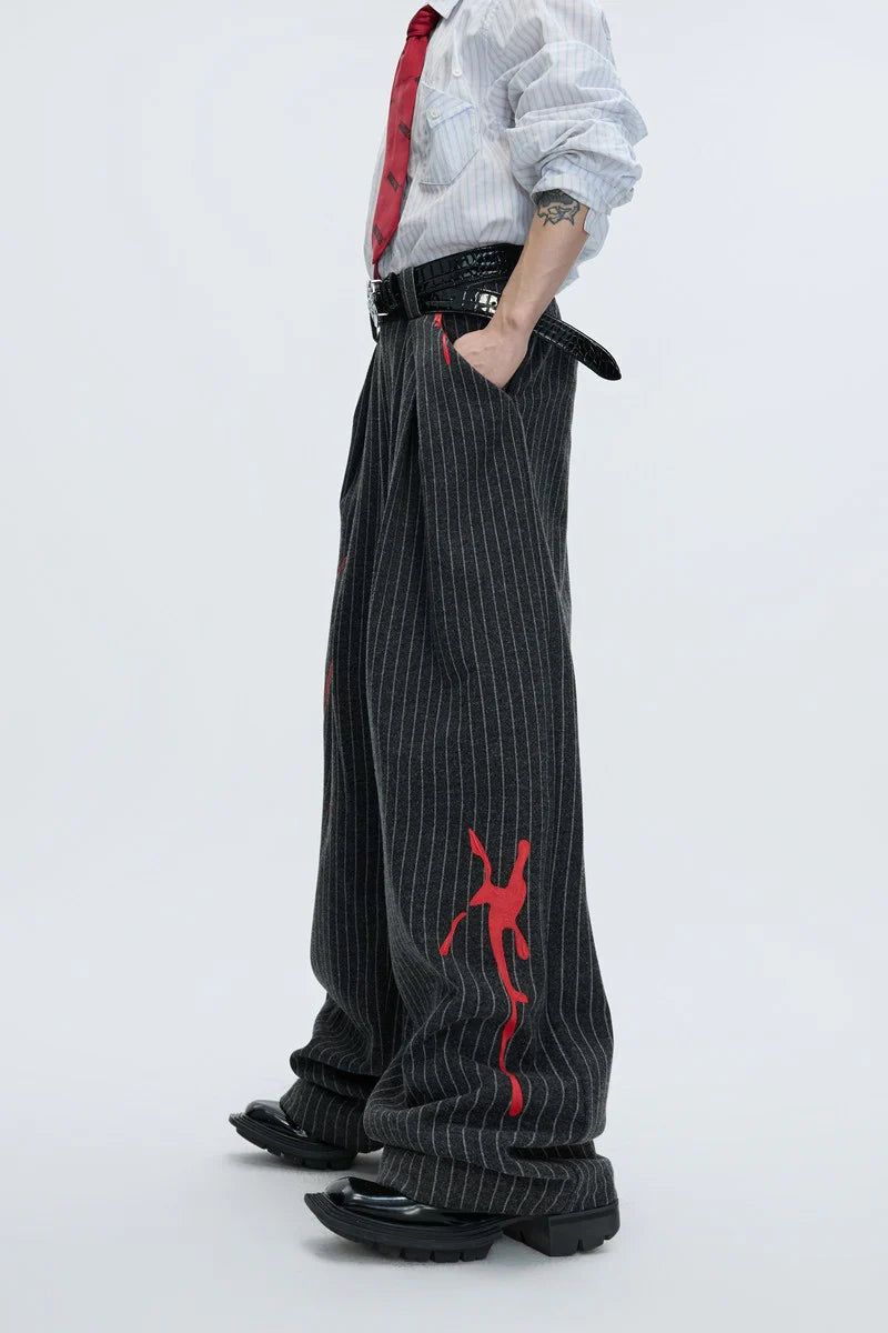 Argue Cultureの「Vintage Stripe Wool Trousers（Pants）」