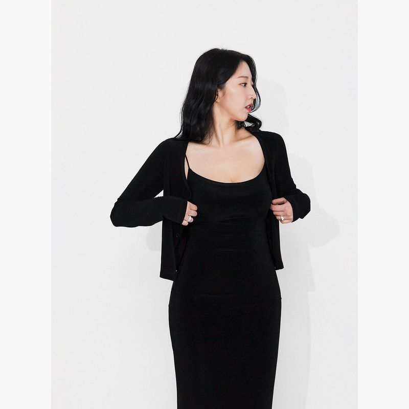 Natalie カーディガン in Black