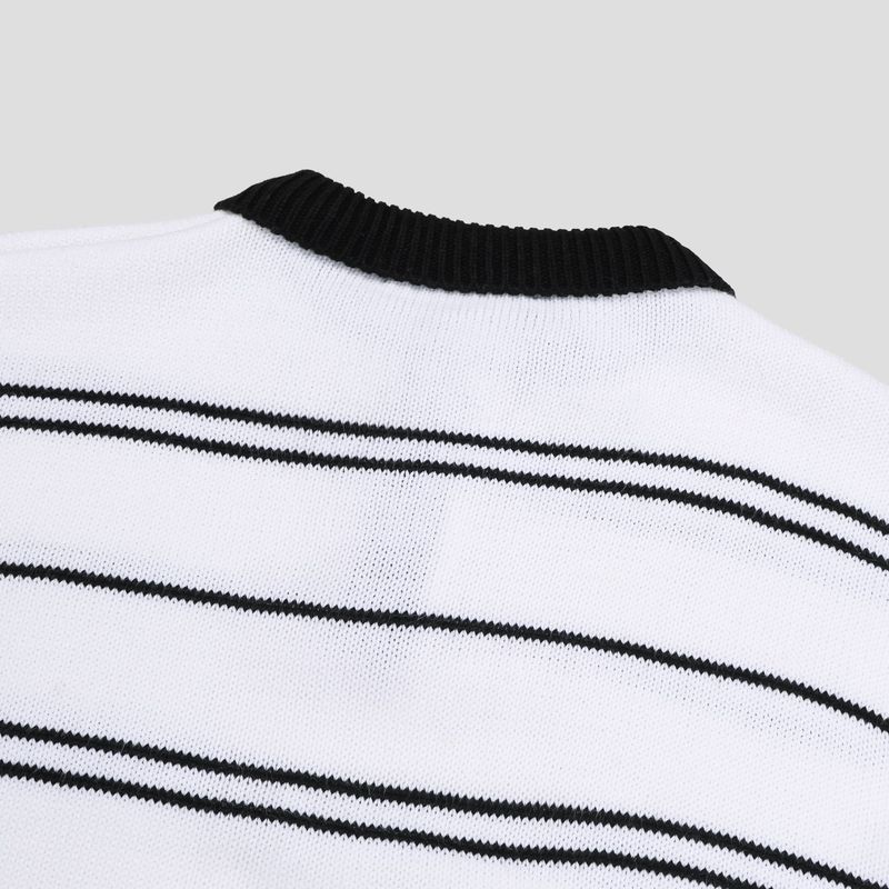 Mag pocket collar knitwear