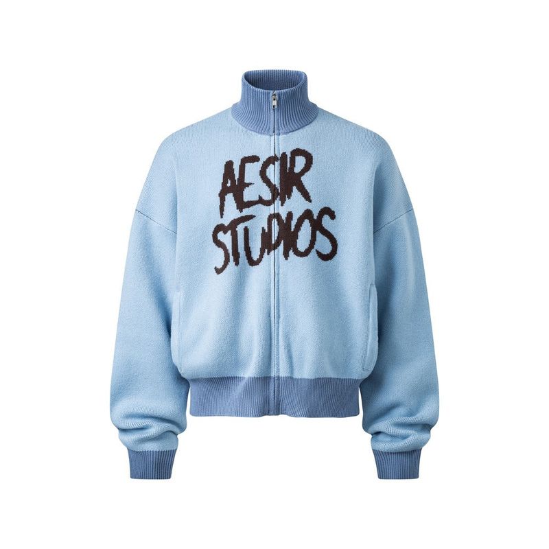 Aesir Studios（アースィア・スタジオ）の「UNISEX - VEXOR - Zip-up sweater（Tops）」
