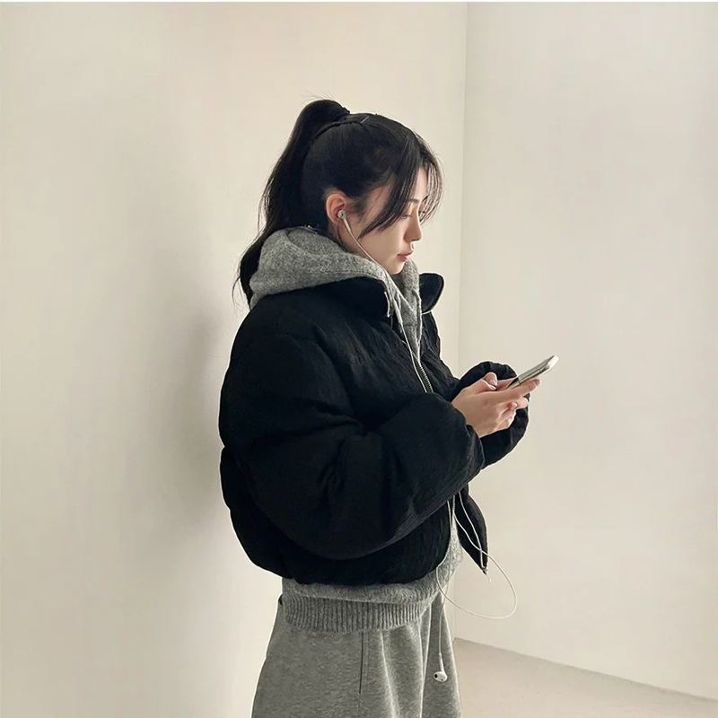 Cream Pattern Jacket Jumper