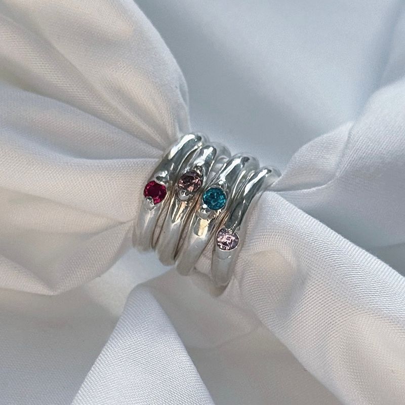 Silver 925 Birth ring