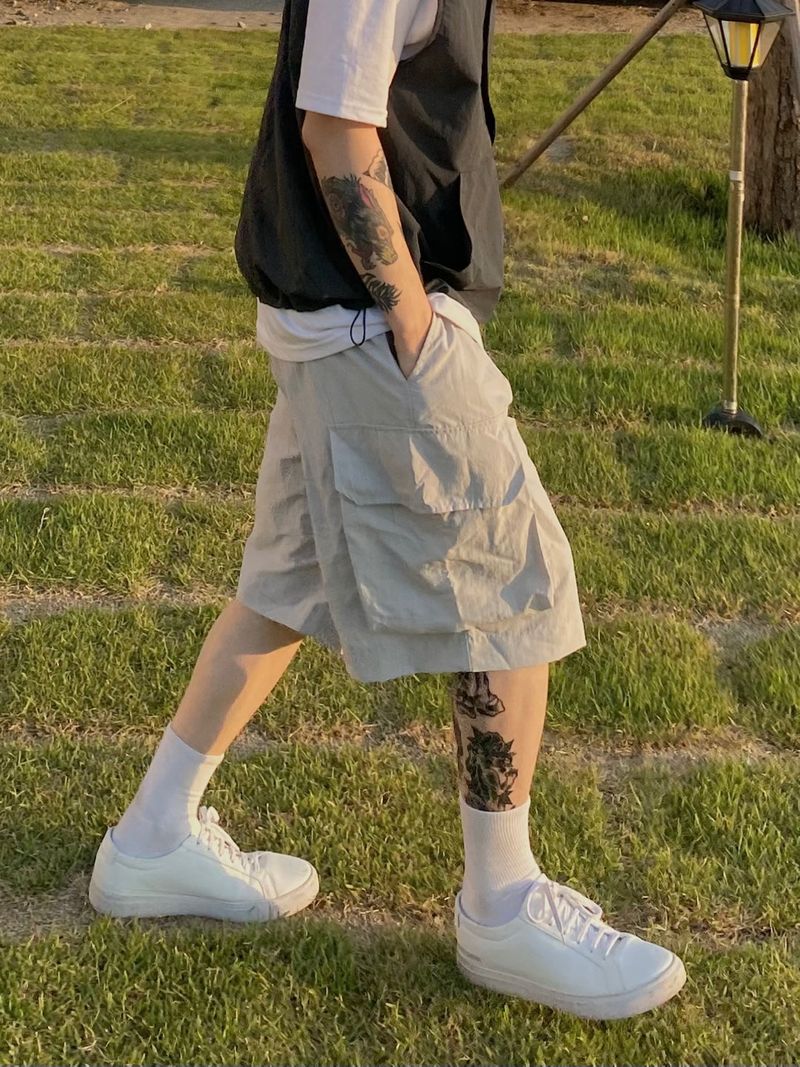 Mam's Nylon Cargo Bermuda Pants 2C