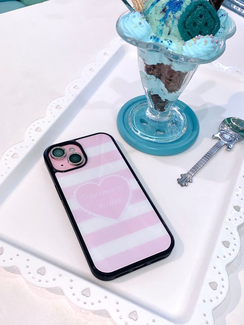 Whipping Stripe phone case - pink - magsafe