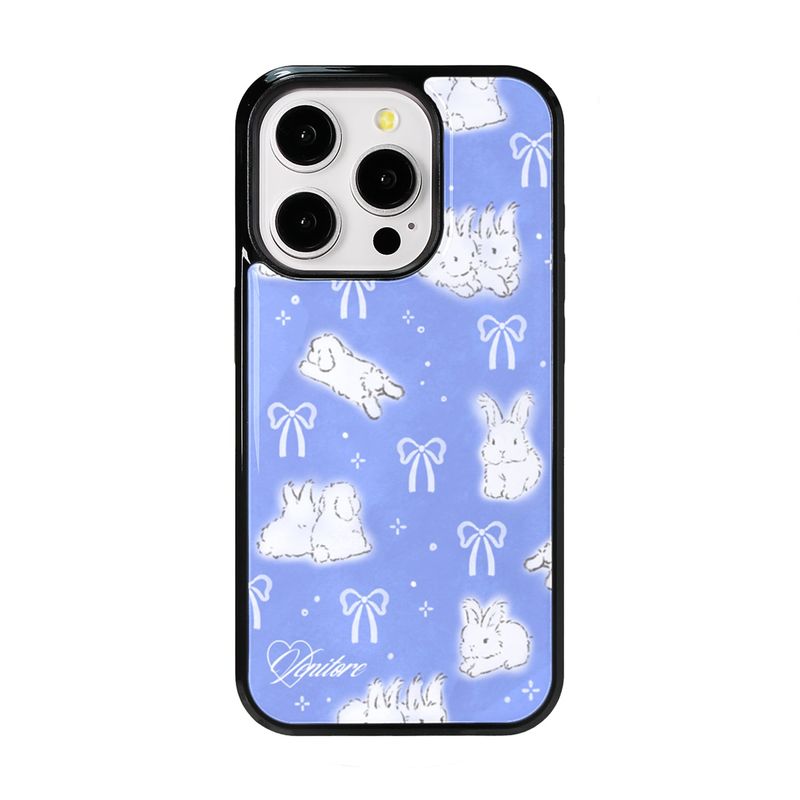 [MADE][Epoxy Bumper Case] Starry Night Bunny • Sky Blue