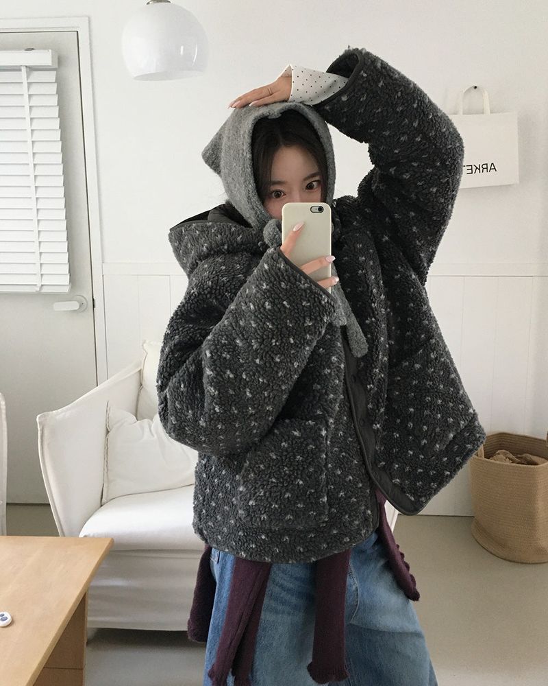 [ORIGINAL] Heart Dot Wool Jumper