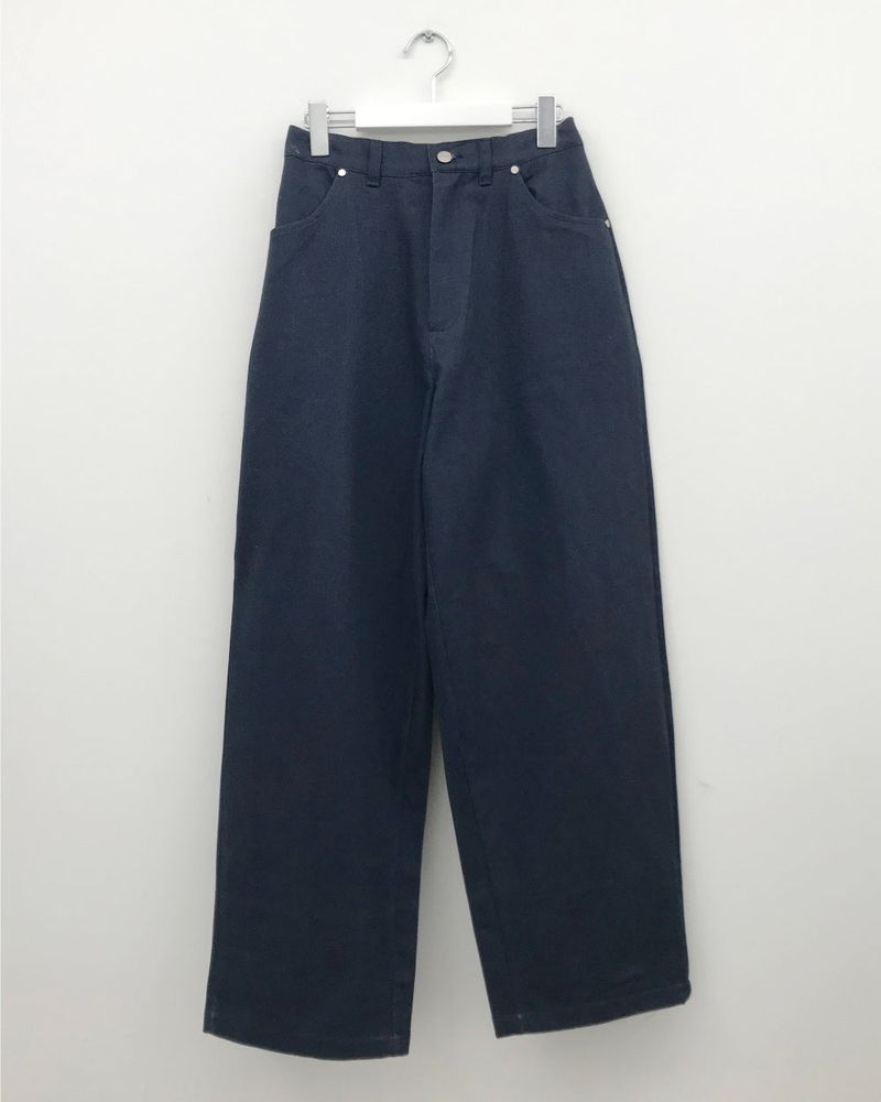 [MD Pick] Non-Fade Check Roll-up Denim (2 Colors)