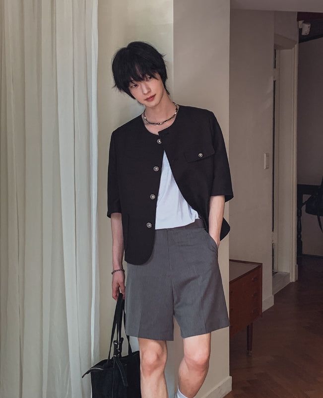 2PLAN（ツープラン）の「Deero Tweed Half Jacket（Jackets/Outerwear）」