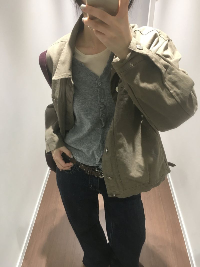 Nobile Frill V-neck Cardigan (3color)
