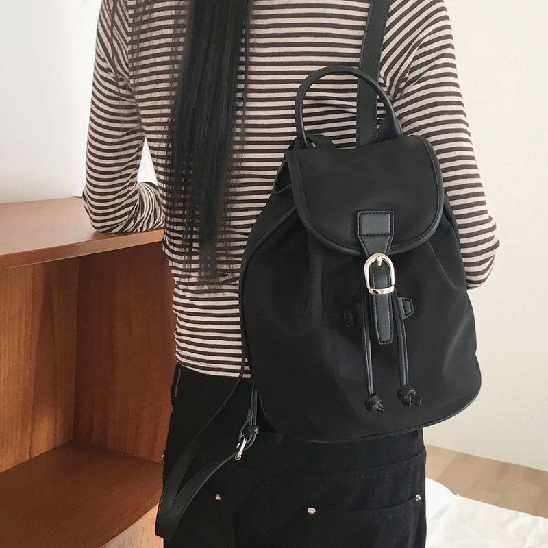 Takyo belt bucket nylon backpack
