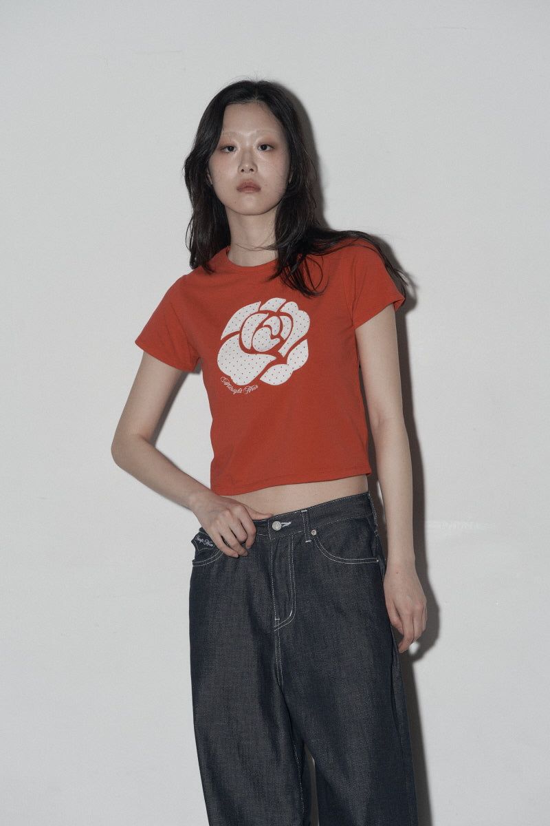 dot rose t (red)