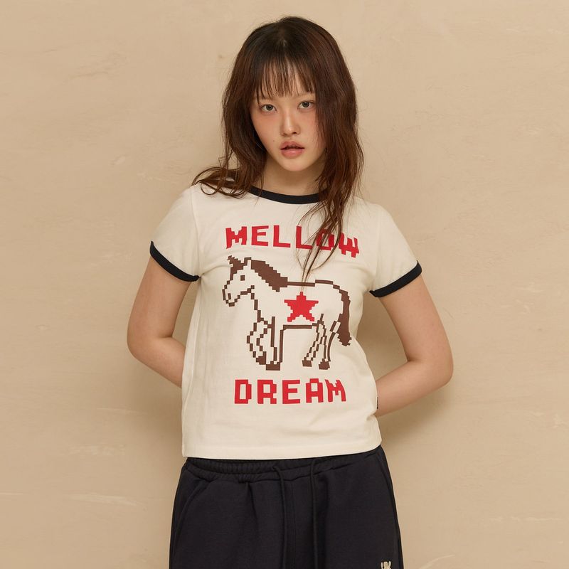 WaiKei(ワイケイ)の「MELLOW DREAM ユニコーンリンガー ハーフスリーブTシャツ(トップス)」