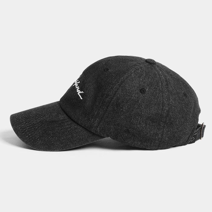 HIGHLAND DENIM CAP BLACK