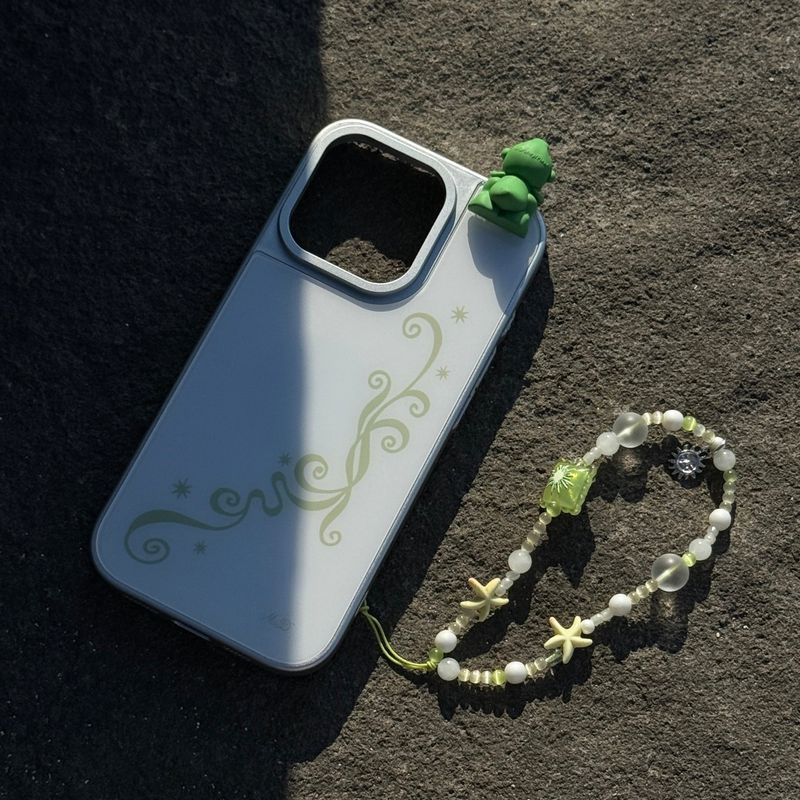 Wavy Color Bumper Case (GREEN)(MagSafe)