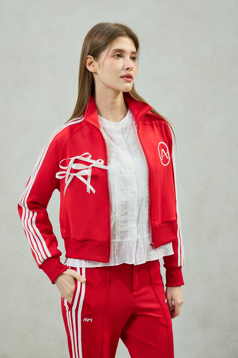 JOEL JERSEY TRACK TOP / RED
