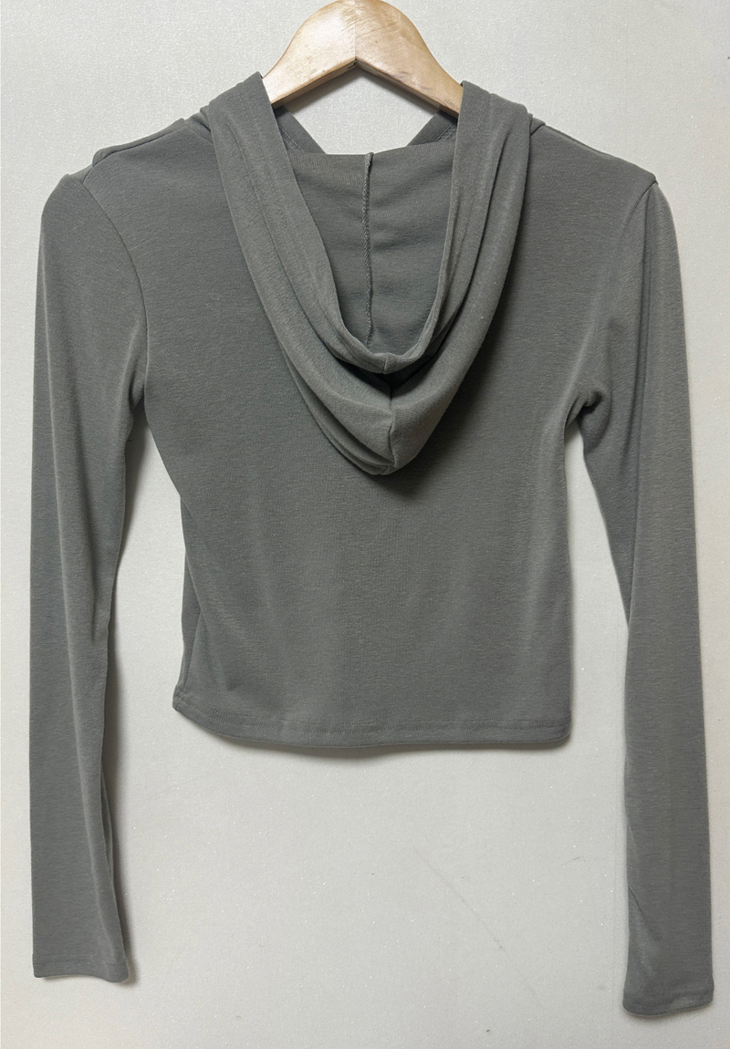 SHOULDER SLIT + HOOD♥ - 4 COLORS