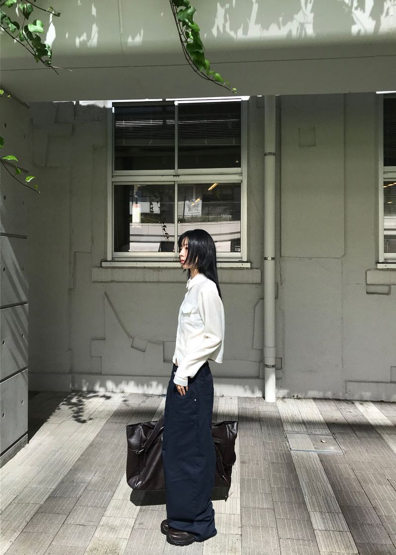  ASYMMETRIC STRIPE SHIRT