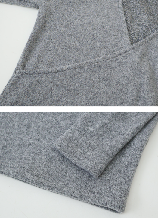 LP Cozy V-neck Wrap Knit (3color)
