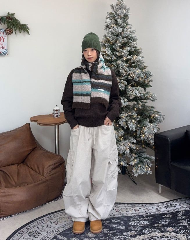 Terrid wool brush knit