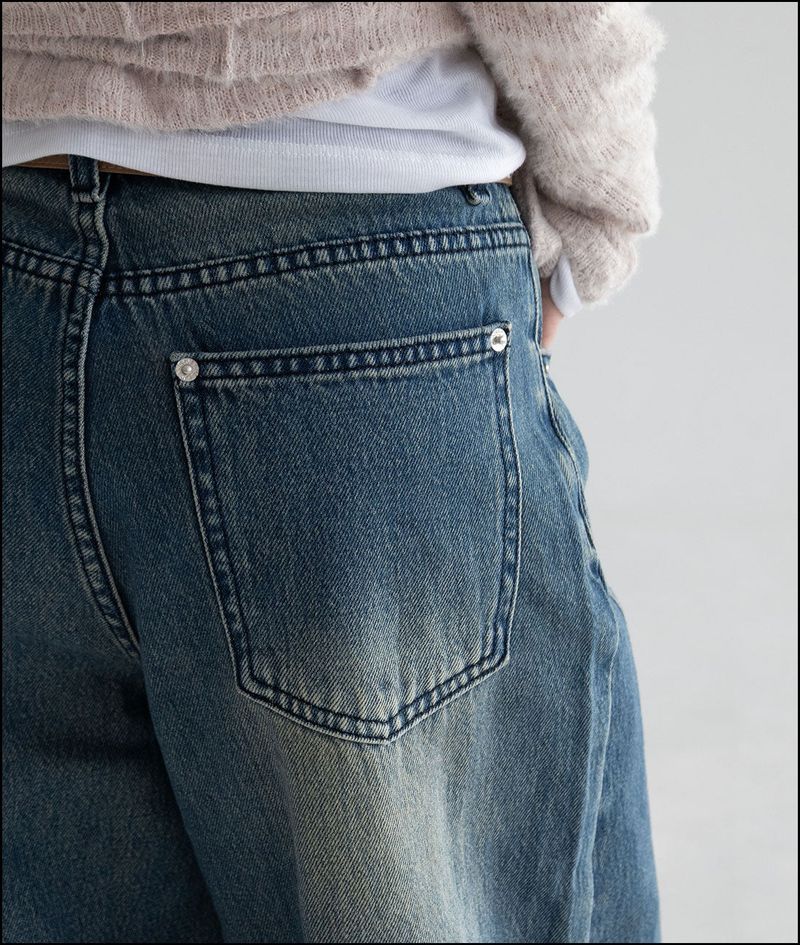 Ender curved wide ballon pants