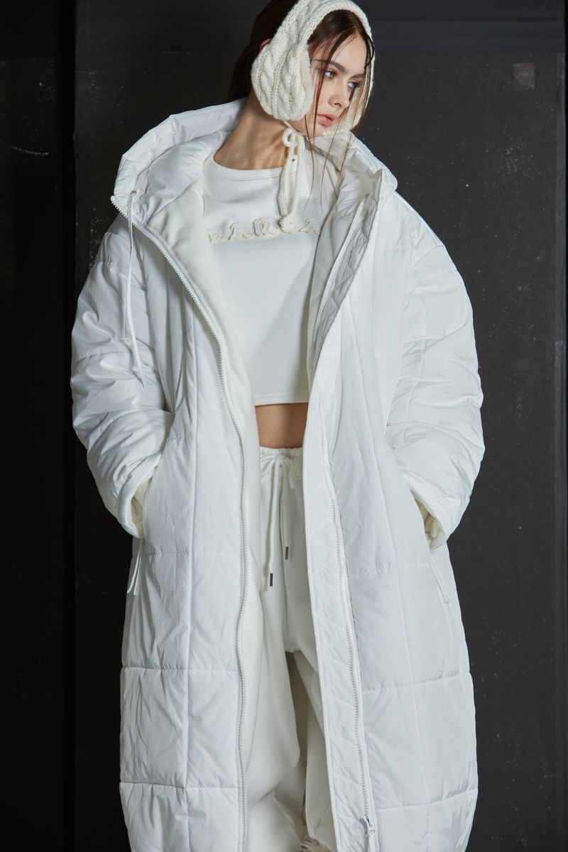 GL LONG PADDING -WHITE