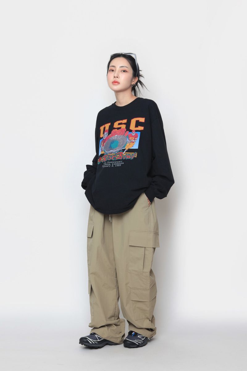 Nylon Multi-Cargo Pants