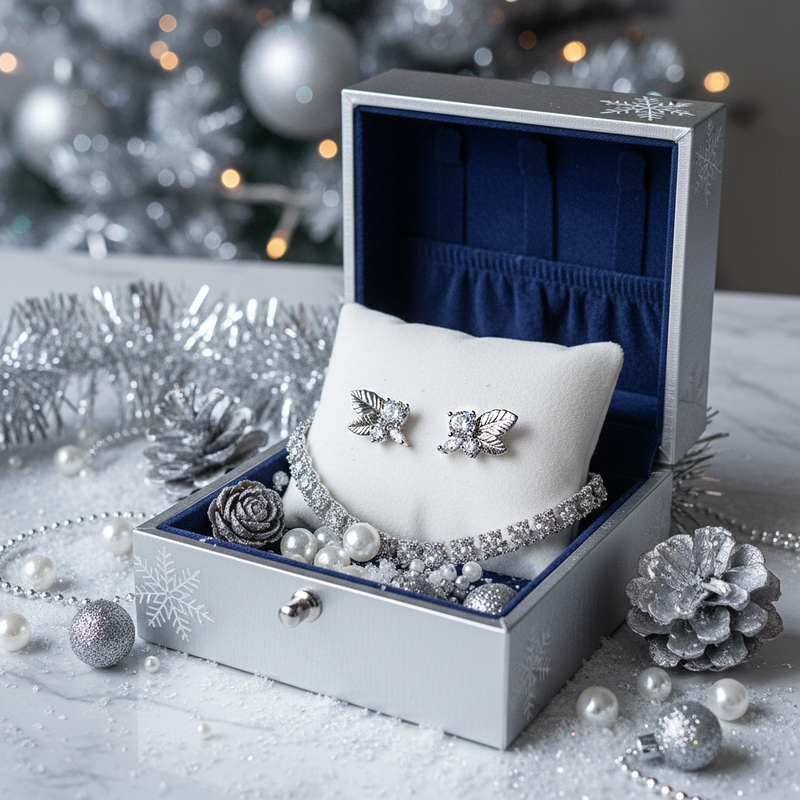 Elf Leaves Piercing - Silver Color