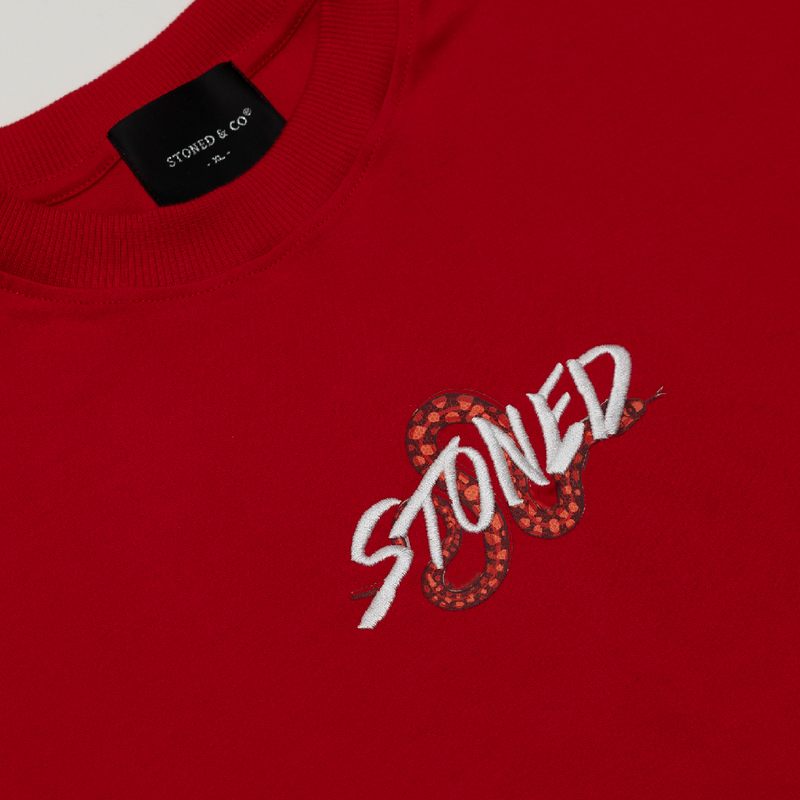 Mystic : Hexagon Snake Tee Red