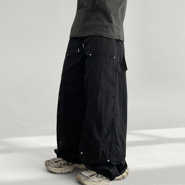 voarc（ボアク）の「Rogen Nylon Rivet Slit Carpenter Wide Pants (3 colors)（Pants）」