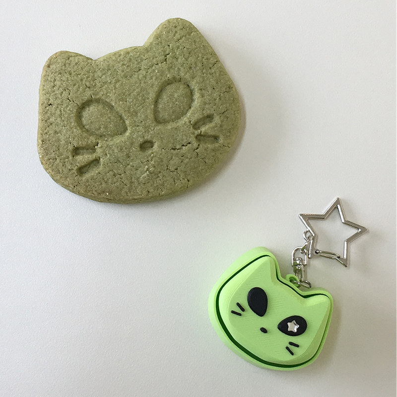 【MADE】 Cat Clicker Keyring