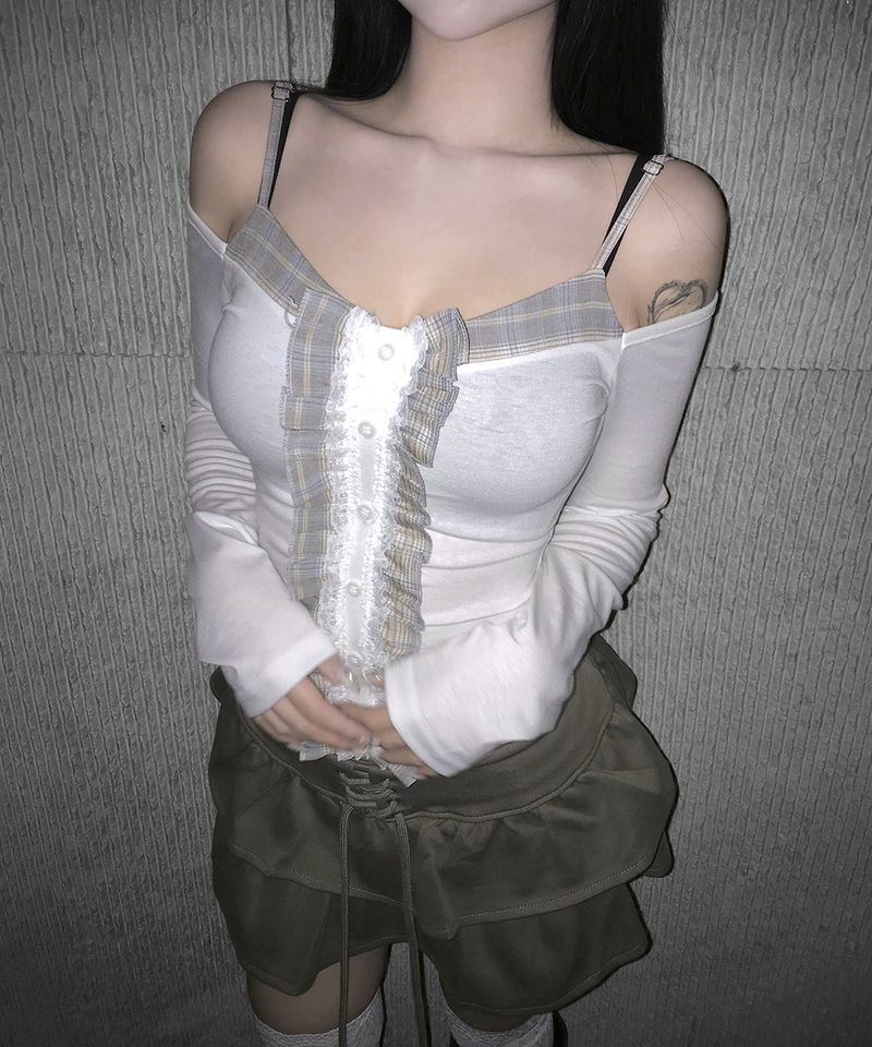 rael frill tee (3colors)