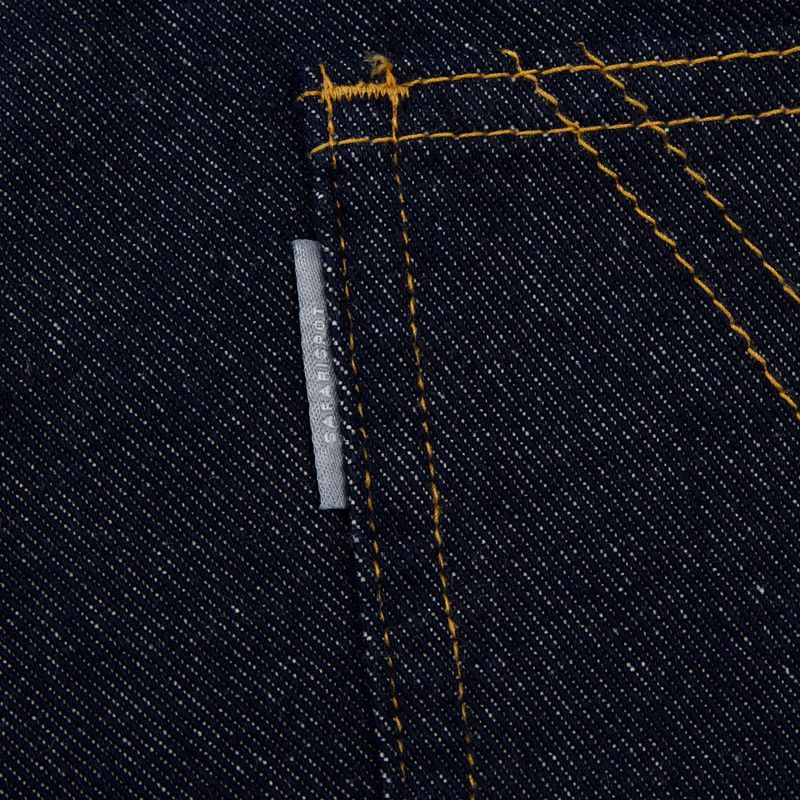 1/2 ROUX BASE UNIFORM LIGHT DENIM PANTS (BLUE)