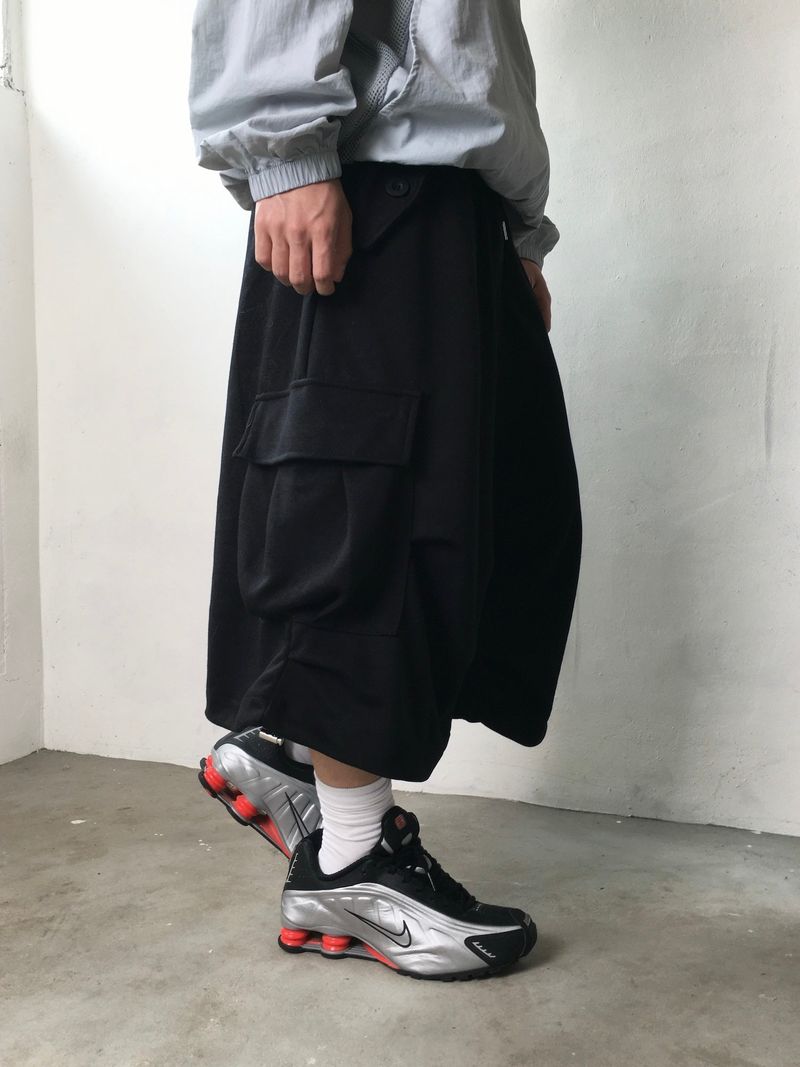 [Sweat.ver] Amekaji loose cargo sweatpants 4C